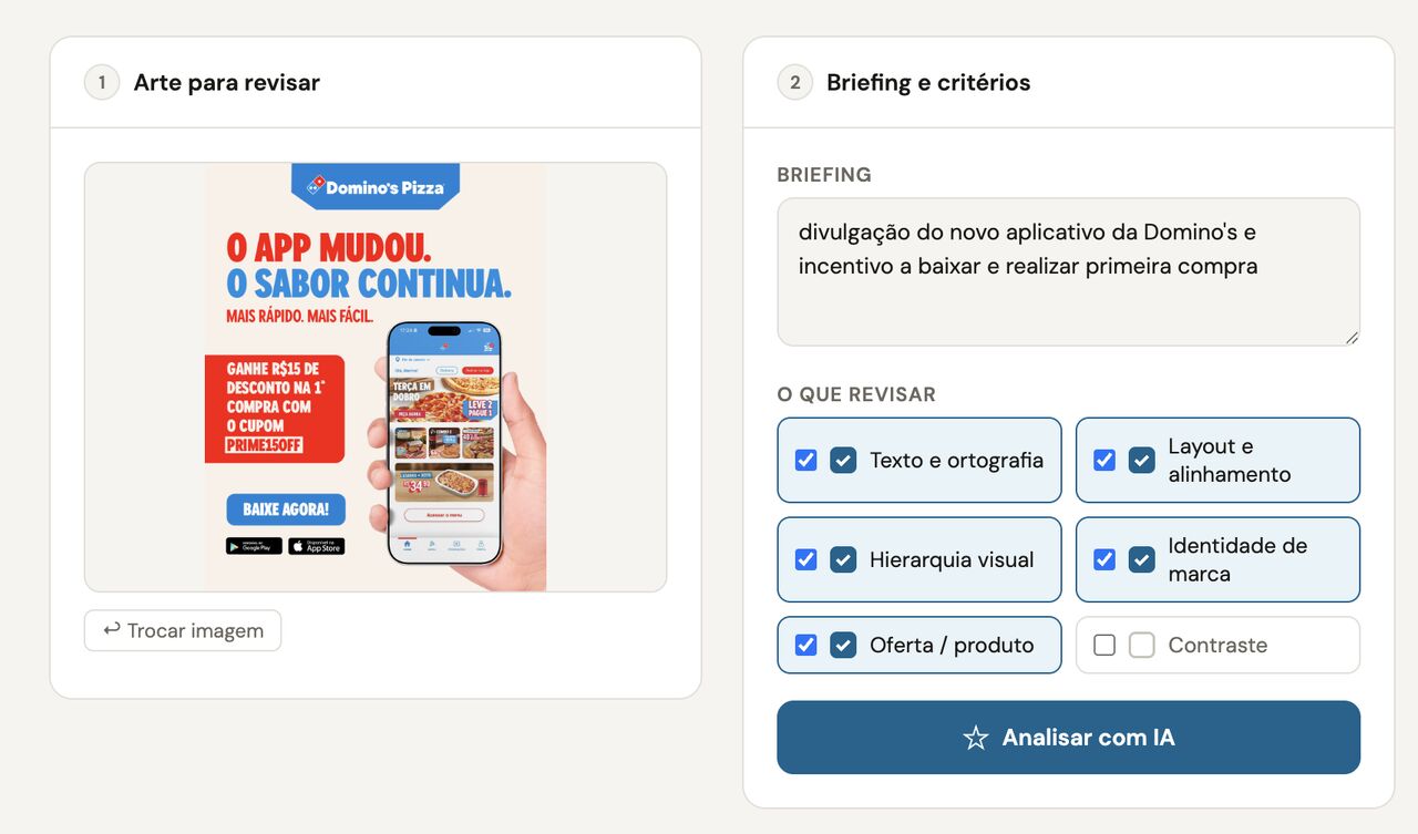 Revisor de Peças