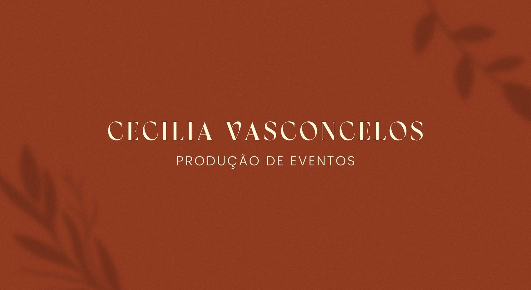 Cecilia Vasconcelos Rebranding