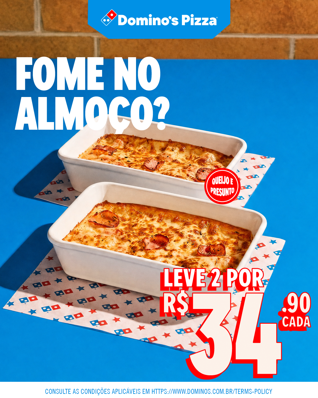 KV Fome no Almoço — Queijo e Presunto