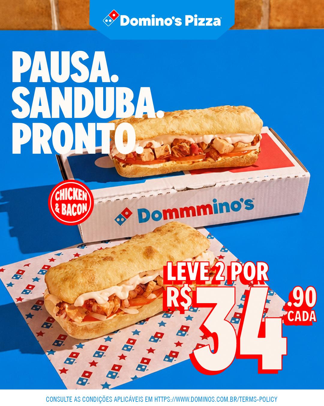 KV Pausa. Sanduba. Pronto. — Chicken & Bacon
