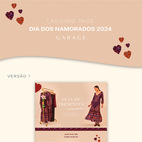 Landing Page Dia dos Namorados — Garage Rio